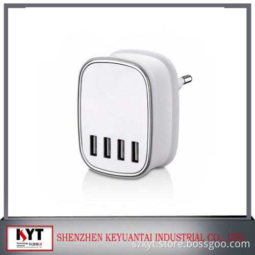 22.5W 4.5A Wall Charger 3-Port USB Travel Charger with EU/US/AU/UK/KC Plug